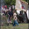 General Houston and flagbearer