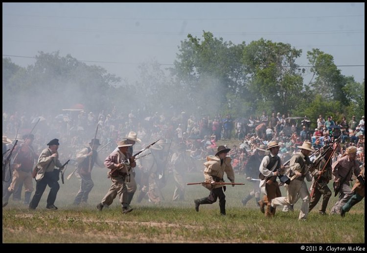 "Remember The Alamo!  Remember Goliad!"