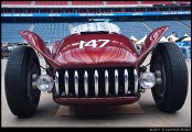 1958 Kurtis-Kraft 500S.  Odd looking beast with teeth.  They were successful racers in their day.