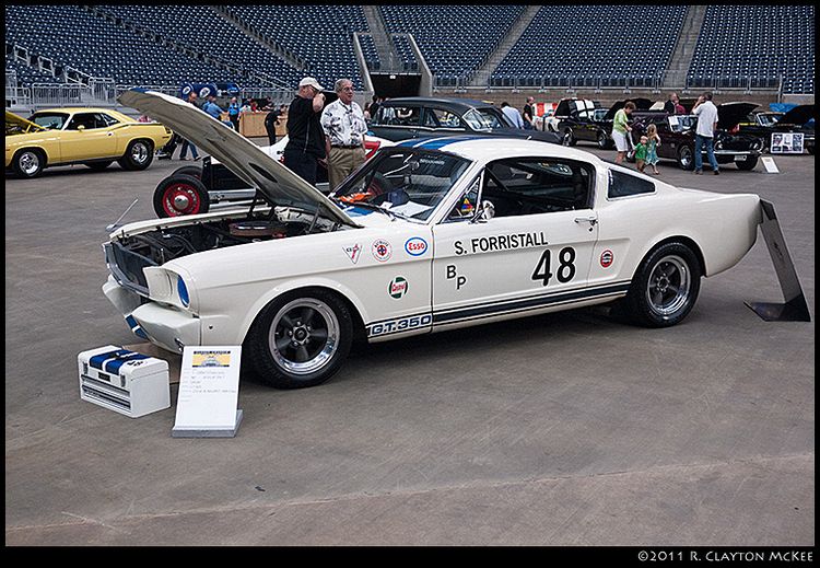 This... this car was a real serious trip back down Memory Motor Racing Circuit. Steve Forristall's 1965 B-Production Shelby GT350.  The first time I saw this car would have had to be somewhere in the late 60's or MAYBE early 70's at Green Valley Raceway outside Fort Worth.  Those were happy times.