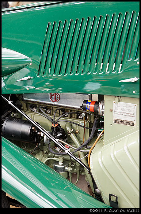 And if you're a sports car fan in the US, this is where it starts... 1947 MG-TC roadster, product of The MG Car Company Ltd, Abingdon-on-Thames, England.  (The electrics are by Joseph Lucas, and a whole lot of OTHER things, including a lot of bad jokes and good stories, start from that.)