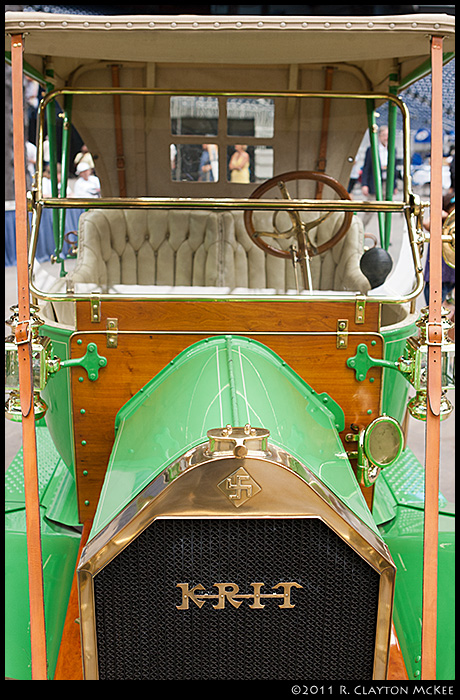 This is an immaculate 1910 K-R-I-T Four Model A Runabout.  I grew up around sports and vintage cars from before I could walk, so it's not very often that I run across a marque I've simply never even heard of before... but here's one.